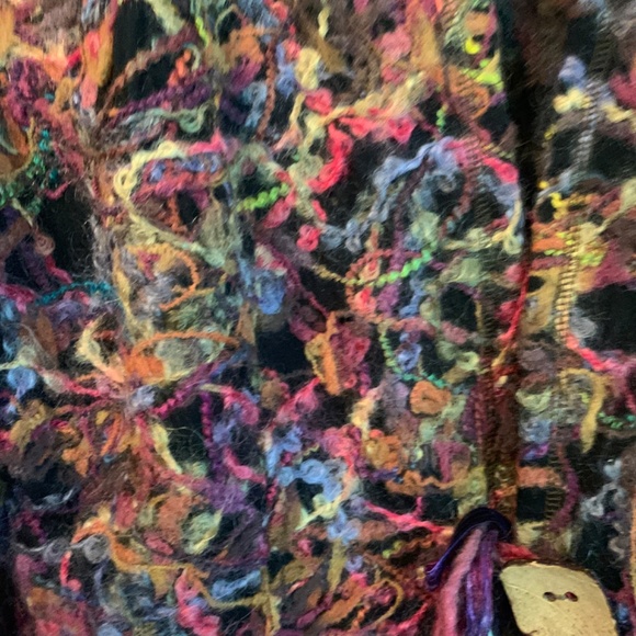 Canvasbacks vintage knit blazer with wood button - Picture 6 of 7